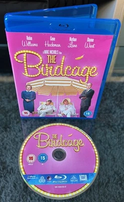 The Birdcage Blu-ray Region Free Robin Williams Gene Hackman Nathan Lane  - Image 1 of 4