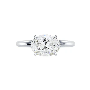 Fede Nuziale Diamante 1,50 Ct IGI Creata in Laboratorio Taglio Ovale Sposa... - Foto 1 di 11