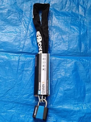 Oxford 900mm x 6mm chain and padlock.   RRP £12 - Image 1 of 4