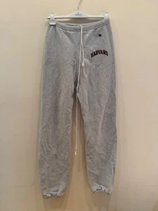 Vintage 1980s Harvard Champion Reverse Weave Sweatpants Size Large - Picture 1 of 8