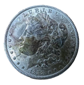 1888 MORGAN SILVER DOLLAR IN TOP BU CHOICE CONDITION!! - Picture 1 of 2