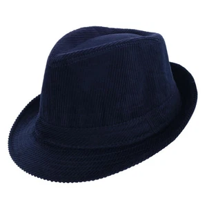 San Diego Hat Company Men's Corduroy Fedora Hat - Picture 1 of 10