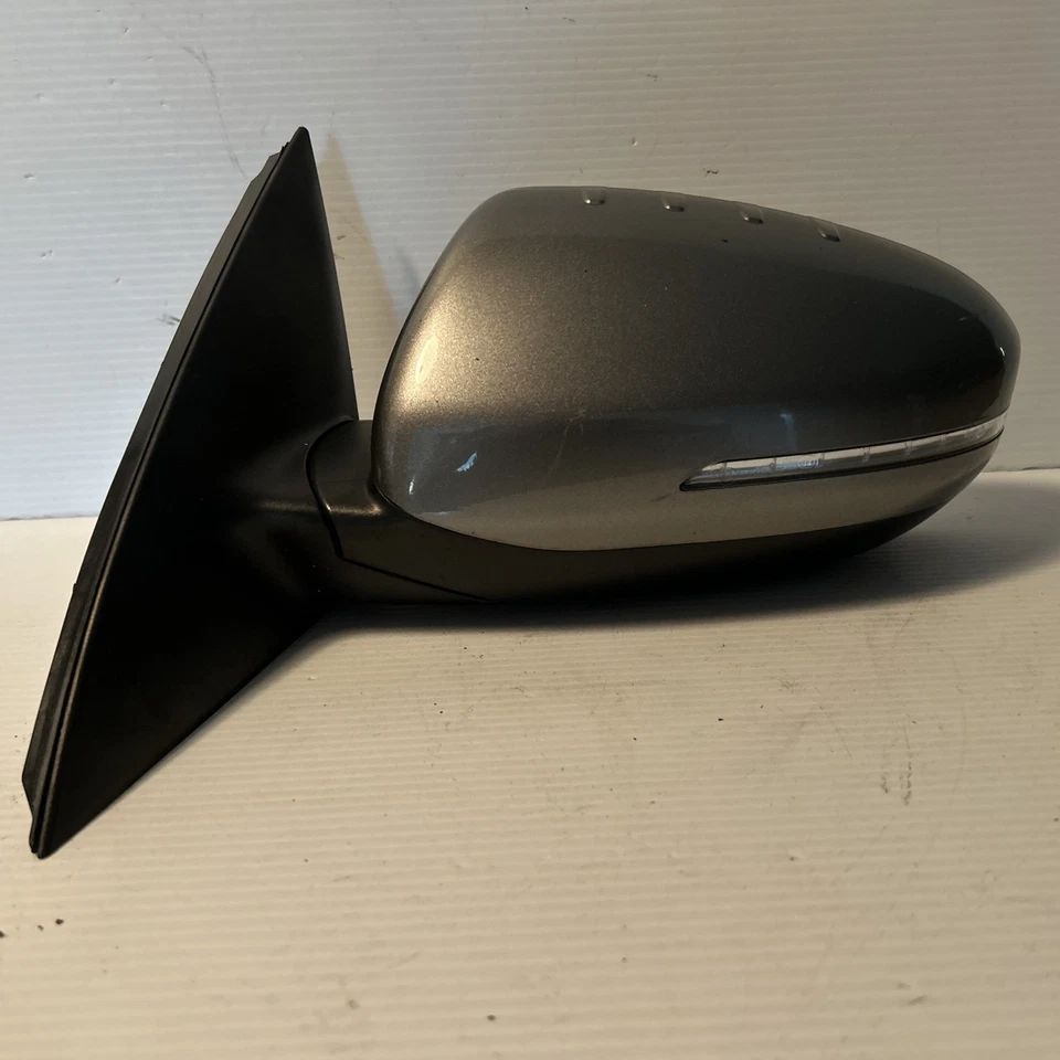 Espejo retrovisor de puerta Kia Optima 2014 2015 titanio plata señal conductor izquierdo OEM 0434 Foto 1 de 4