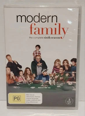 Modern Family Season 1 & 6 New & Sealed DVDs Region 4 - image 1 of 4