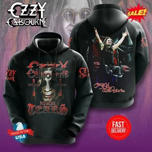 Vintage Ozy Osbourne 3D Print Hoodie Unisex Rock Metal - Picture 1 of 2