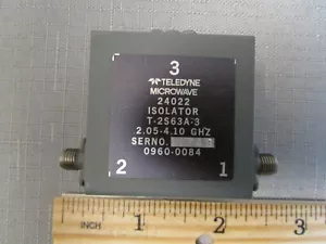 Teledyne Mikrowelle 24022 Isolator 2,05 - 4,10 GHz SMA - Bild 1 von 1