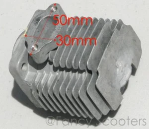 BRAND NEW BIG BORE CYLINDER TOP END 44MM  49CC 2 STROKE POCKET DIRT BIKE ATV - Picture 1 of 9