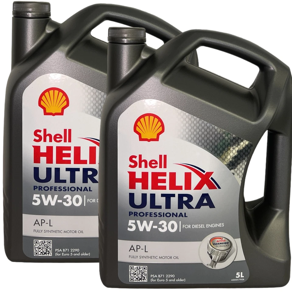 2x5 Liter Shell Helix Ultra Professional AP-L 5W-30 Motoröl ACEA C2 PSA Fiat  - Bild 1 von 1