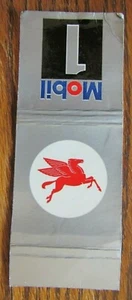 MOBIL GAS STATION MATCHBOOK MATCHCOVER FROM FINLAND -E15 - Picture 1 of 2