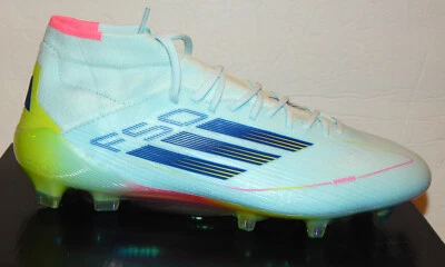 Adidas Women's F50 Elite Mid Fg Soccer Cleats Size 10 IH0115 Almost Blue - Image 1 of 4