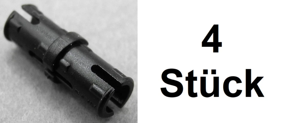 4x LEGO 2780 Technic Pin 2L Schwarz - Bild 1 von 1