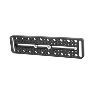 Long Cheese Mounting Plate 8" w/1/4"-20 & 3/8"-16 Thread Holes& Countersunk Slot - Picture 1 of 8