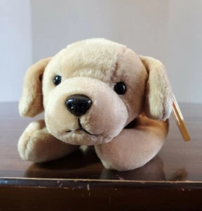 Ty Beanie Baby - FETCH the Golden Labrador Retriever Dog (8.5 Inch) MWMTs - Picture 1 of 10