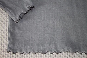 Jonas Nielsen Gr. 128 / Leichtes Langarmshirt / grau / Feinripp - Bild 1 von 3