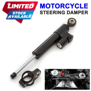 CNC Adjustable Steering Damper KAWASAKI NINJA 500 ZX750 ZX-7R ZX7 ZX9 ZX9R ZX636 - Picture 1 of 12