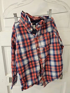 Kids Plaid Long Sleeve Shirt Oshkosh Size 7 - Picture 1 of 6