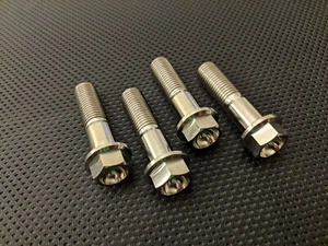 Kawasaki ZZR1100 Titanium front brake caliper bolt kit ZX11 Ti 90-01 Ti mounting - Picture 1 of 3
