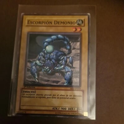 yugioh SPANISH Fiend Scorpion AST-SP059 1st Edition LP (AST-059) Yu-Gi-Oh! - Image 1 of 2