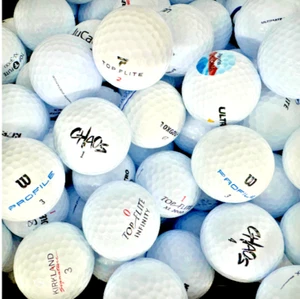 100 Used Golf Balls Bulk 5A MINT BEST Quality Mixed Models Free Shipping - Picture 1 of 6