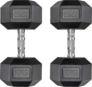 10/20/25kg Paar Sport Hexagon Kurzhanteln Set Hanteln Hantelset Fitness Gewichte - Bild 1 von 11