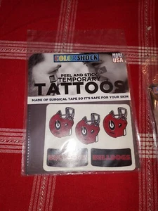 Color Shock Peel And Stick Temporay Tattoos University of Georgia  - Picture 1 of 2
