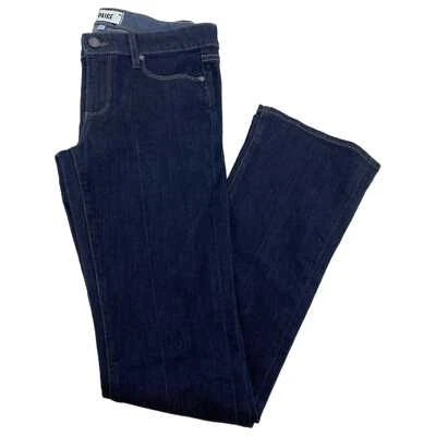 PAIGE Blue Flared Manhattan Jeans | Made in United States - Image 1 of 4