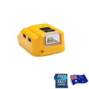 Battery Charger Adapter For Dewalt 14.4V 20V DCB090 LED Torch USB Type C DC 12v - Bild 1 von 7