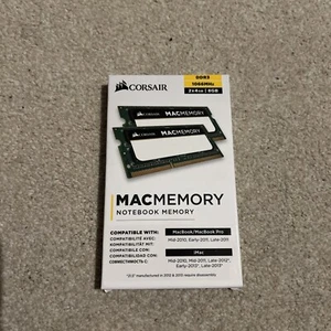 CORSAIR DDR3 1066MHz 8 GB - 2x4GB RAM MACMEMORY NOTEBOOK - Picture 1 of 2