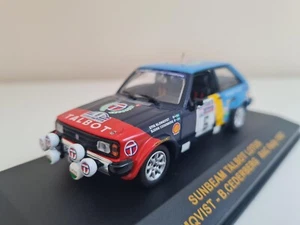 1:43 COCHE SUNBEAM TALBOT LOTUS BLOMQVIST CEDERBERG RAC RALLY 1982 1/43 ALTAYA - Photo 1/3