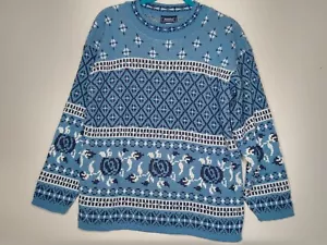 Maglione vintage Grandma Cottagecore rosa girocollo M maglia floreale anni 80 90 acrilico - Foto 1 di 7