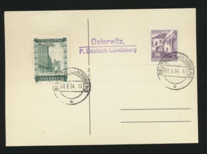 Postal Tray Osterwitz Post German Landsberg on Card (R36) - Picture 1 of 1