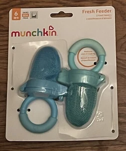 Alimentador de alimentos frescos Munchkin, paquete de 2, azul/verde - Imagen 1 de 5