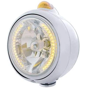 UP 32426 - Guide 682-C Halogen Headlight W/ 34 Amber LED Position Light - Picture 1 of 4