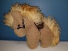 Vintage Real Sheepskin Horse Pony Plush Made in Great Britain Brown Cream d1