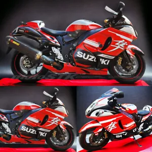 Suzuki Hayabusa motorcycle stickers decals Red graphics set GSX1300R (2008-2020) - Bild 1 von 21