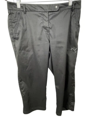 Pantalones capri Puma para mujer talla 4 golf capri negros elásticos Foto 1 de 4