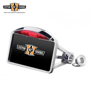 Billet Chrome LED Sidemount Taillight Frame Fit For Harley 5-SPD Softail 87-99 - Picture 1 of 1