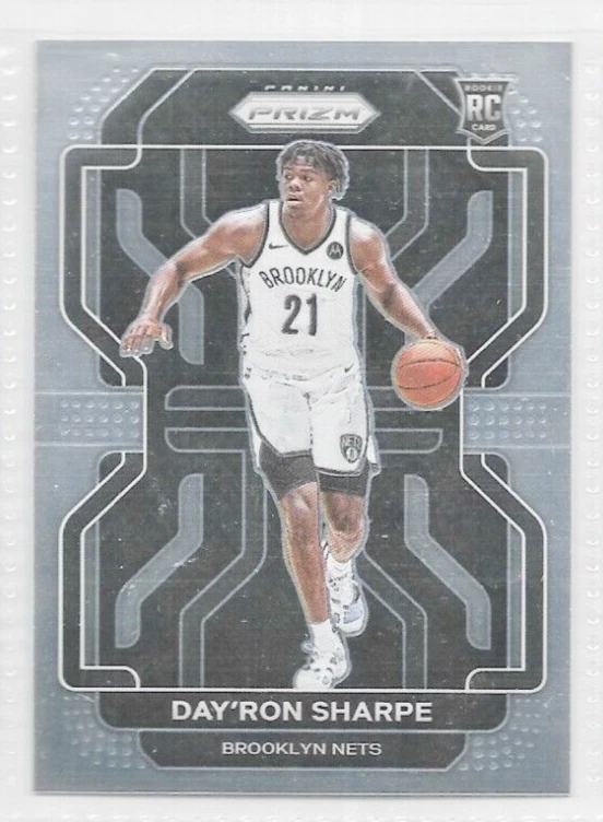 Day'Ron Sharpe Brooklyn Nets 2021-22 Prizm NBA Basketball Rookie #281 - Image 1 of 1