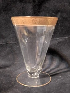 Vaso de té helado transparente Tiffin-Franciscan Rambler Rose (borde cortado) - Imagen 1 de 1