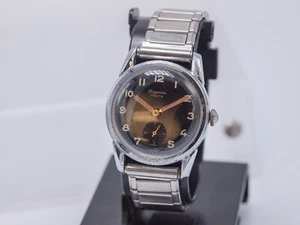 1940s/50s - Dugena Festa Men's 33mm Military Style Hand Wind Wrist Watch - Runs - Picture 1 of 9
