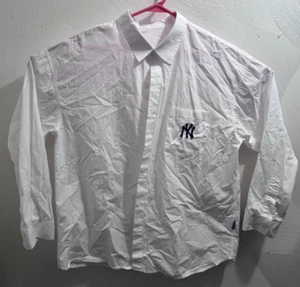 Camisa de Vestir New York Yankees NYY Blanca Oficial MLB - Imagen 1 de 6