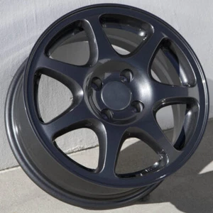 4 CIRCUIT CP42 15x7 4x100 +35 GUN METAL GRAY WHEELS JDM CIVIC TYPE R EK9 EK EG - Picture 1 of 12