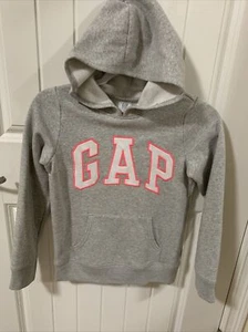Gap Sweatshirt Hoodie NEW Gray With GAP Embroidered Girls Size 10 Large NWT - Picture 1 of 4