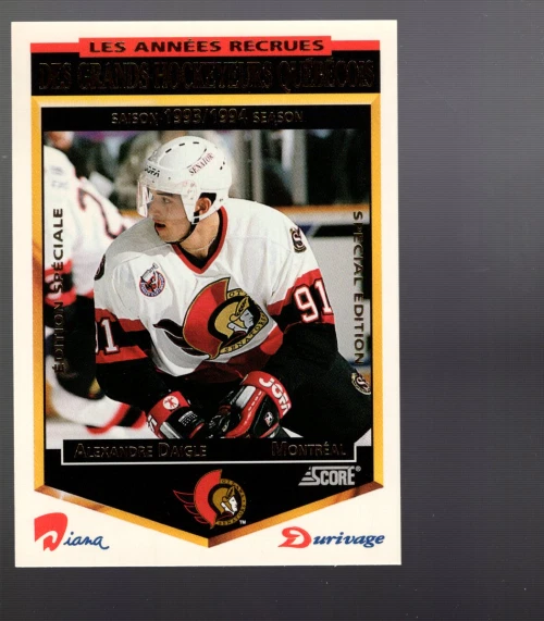 B4455- 1993-94 Durivage Score Hockey Card #s 1-50 -You Pick- 15+ FREE US SHIP - Image 1 of 1