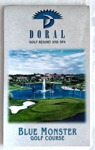 DORAL BLUE MONSTER GOLFPLATZ YARDAGE GUIDE & KARTE IDEAL FÜR DISPLAY C5 - Bild 1 von 3