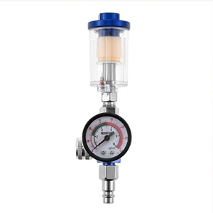 1/4" Spray Paint Guns Regulator with Air Filter Water Trap & Pressure Gauge Kit - Picture 1 of 6