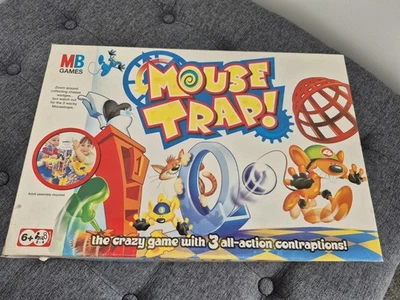 Vintage Mouse Trap Children's Family Board Game MB Games Hasbro 6+ yrs 2-4 play - Image 1 of 4