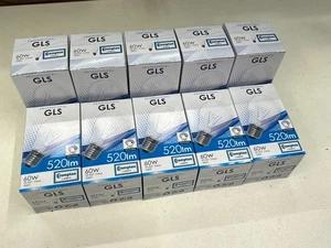 10x 60w Light Bulbs Edison Screw 240V Lamps GLS Clear Old Style E27 ES Dimmable - Picture 1 of 24
