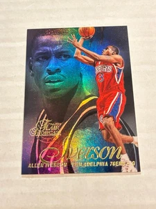 1996-97 FLAIR SHOWCASE ALLEN IVERSON ROW 2 SHOWTIME ROOKIE *SURFACE FLAW* G3 - Picture 1 of 3