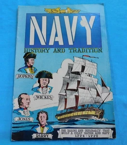 NAVY "HISORY AND TRADITION" 1958 "THE DARING AND DIPLOMACY" 1772~1778 NAVY - Picture 1 of 3